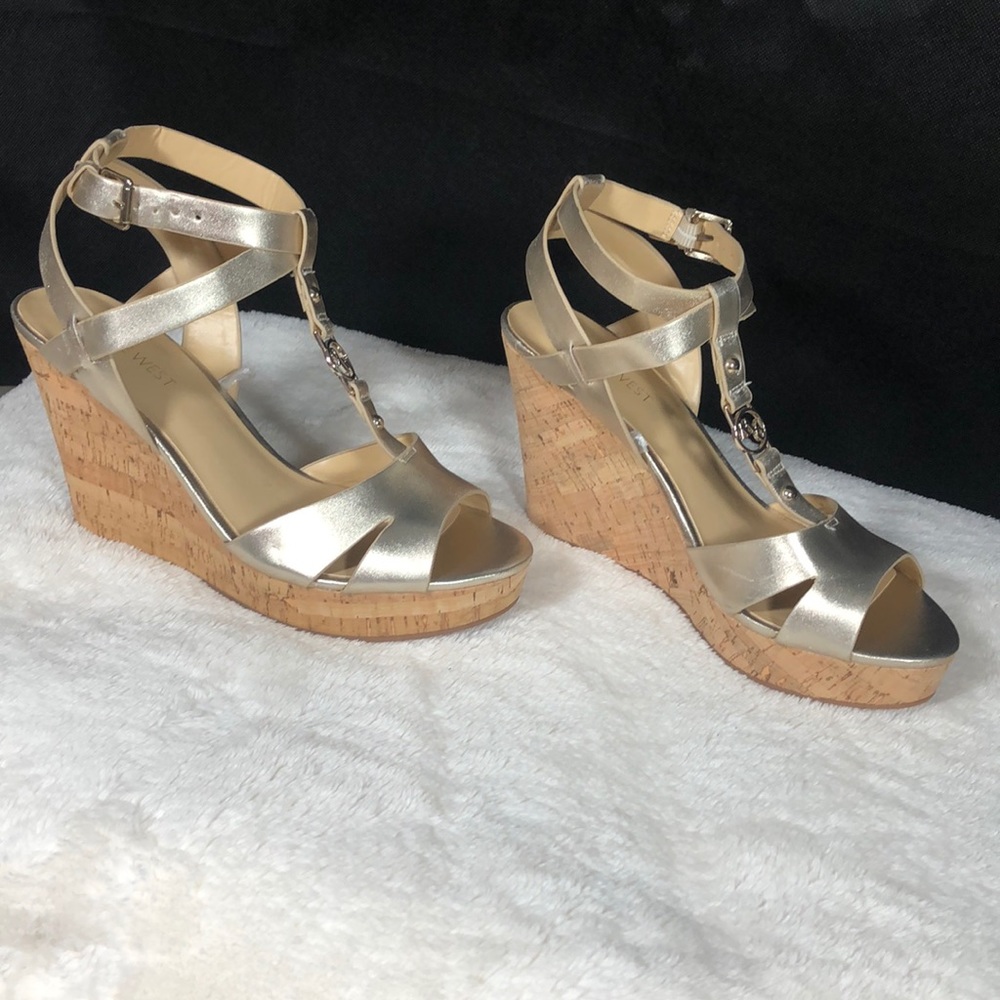 NEW = NINE WEST , Size 9 , wedge Sandals, - Picture 2 of 8